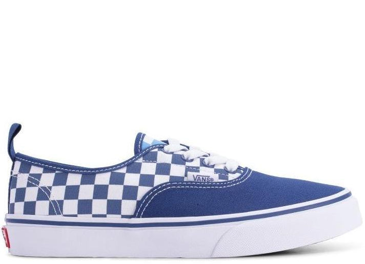 blue checkered vans laces