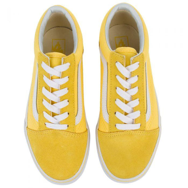 vans aspen gold and white