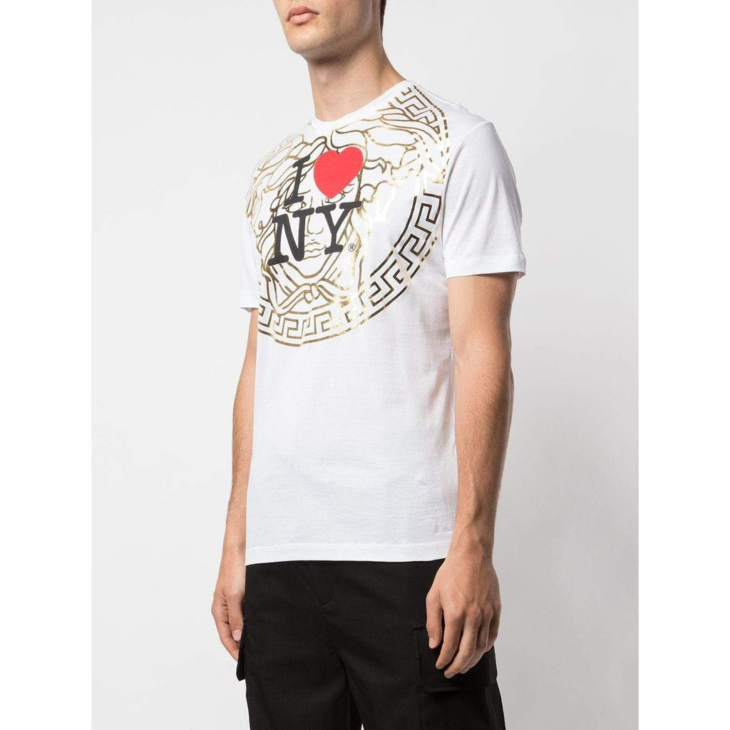 VERSACE I Love NY T-Shirt, Optical White – OZNICO