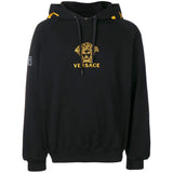 versace hoodie black and gold