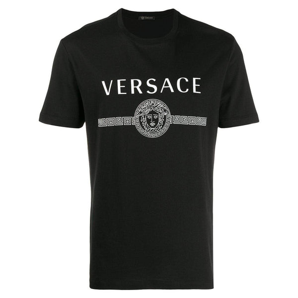 VERSACE Medusa Logo Printed T-Shirt, Black – OZNICO