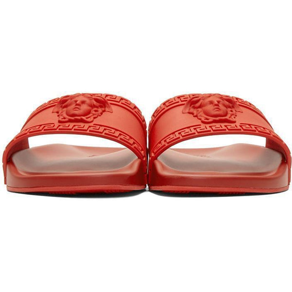 versace slides men red