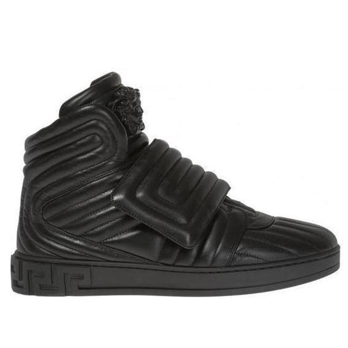 VERSACE Quilted High-top Sneakers 