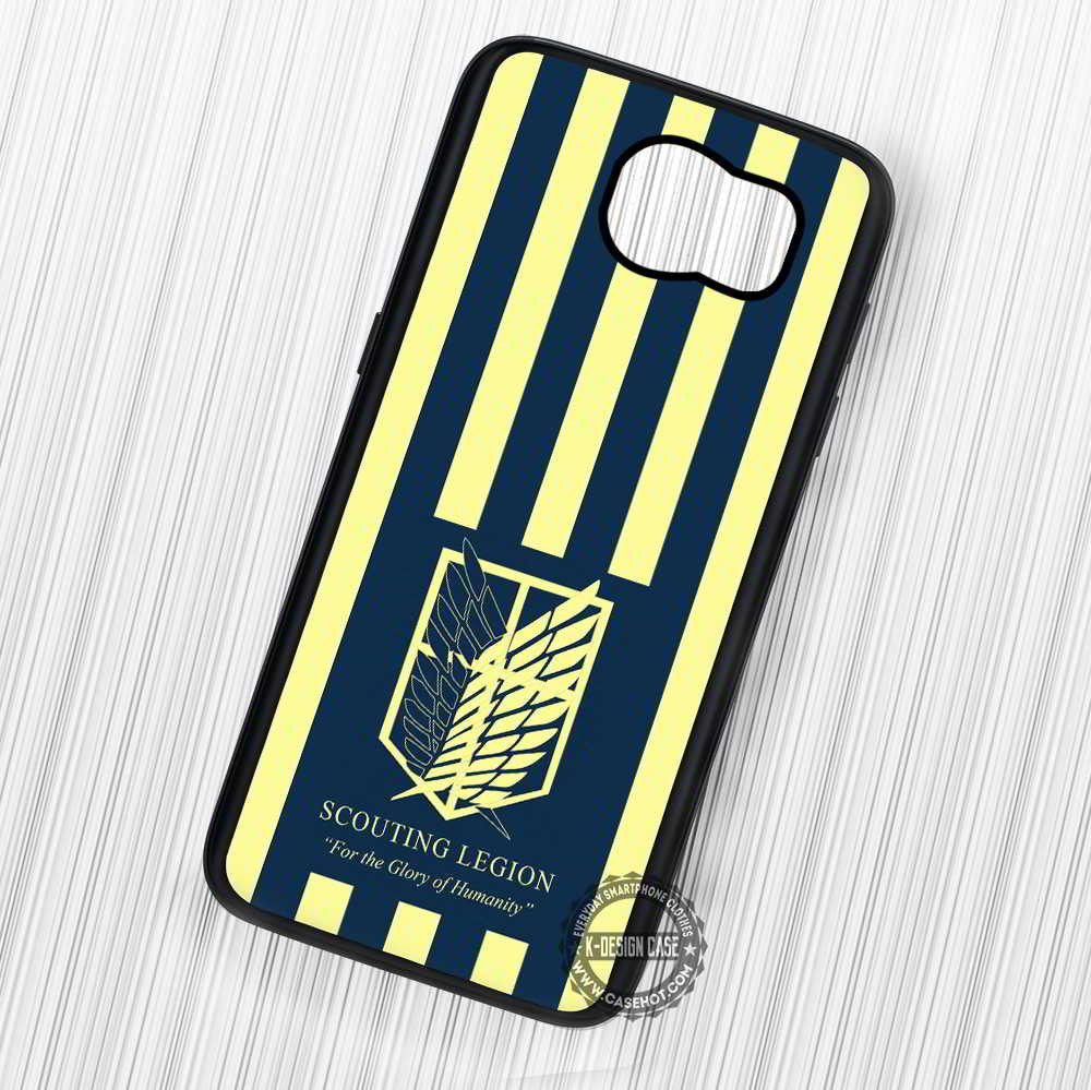 Attack On Titan Scouting Legion Survey Recon Corps Samsung Galaxy S7 S6 S5 Note 7 Cases Covers