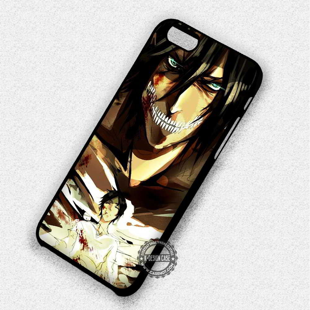 attack on titan characters iphone case