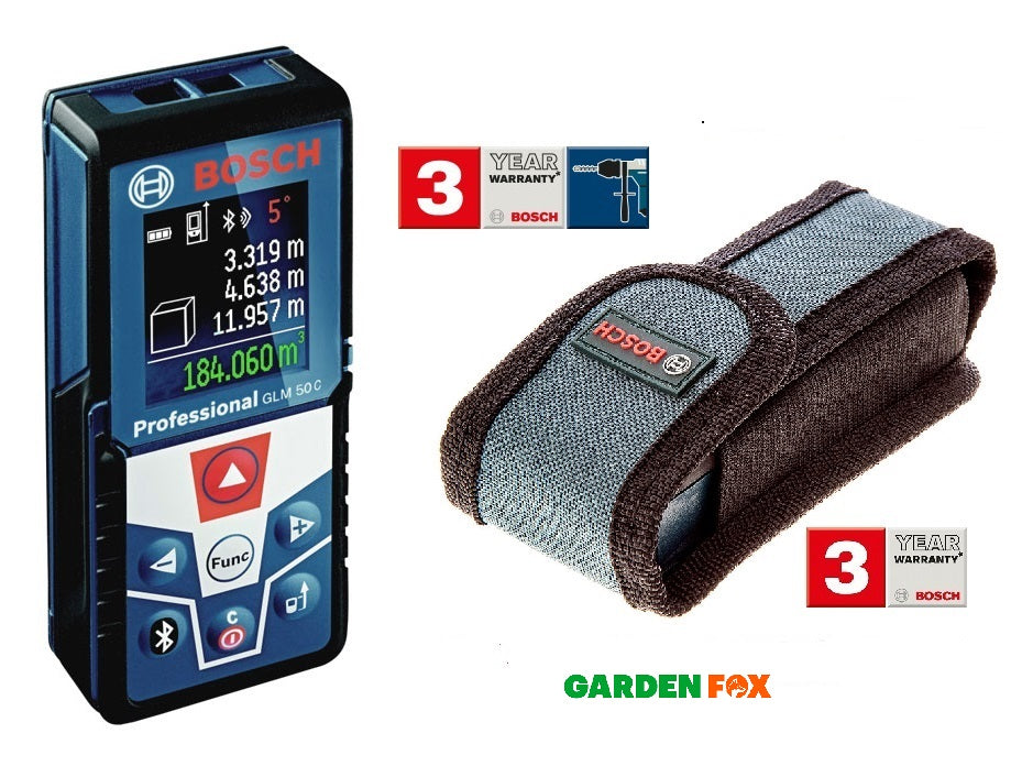 new £141.97 Bosch GLM50C PRO Laser Measure Bluetooth 0601072C00 316514 – GardenFOX LTD