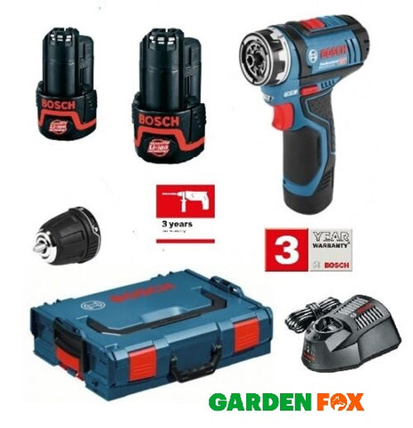 New Bosch Gsr12v 15fc Pro Drill Driver Combo Unit 06019f6071