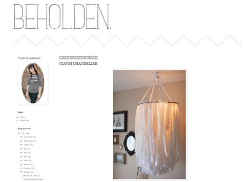 Ribbon Chandelier