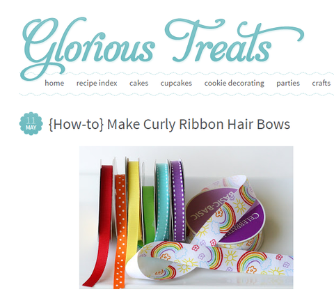 Curly Ribbon Hair Bows