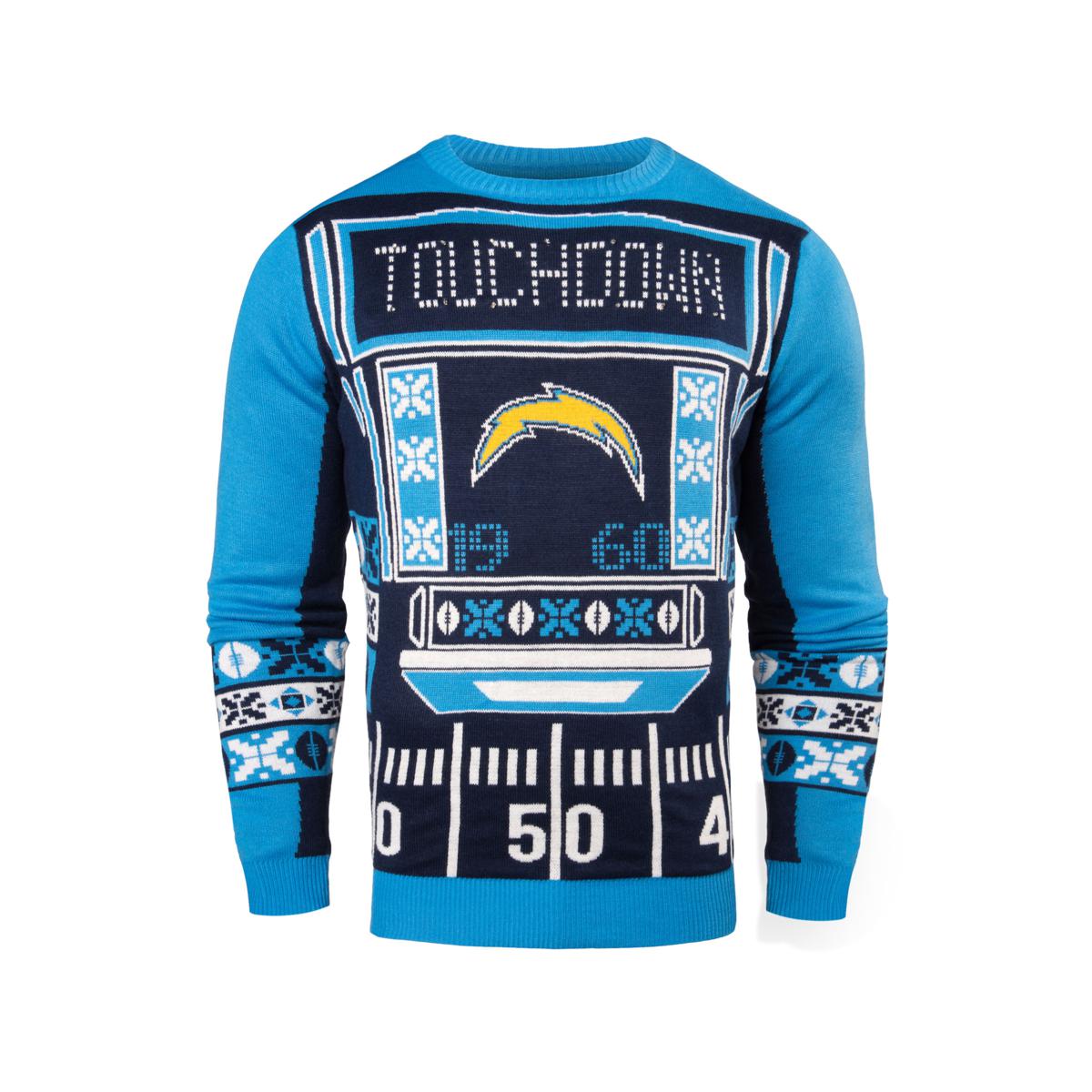 Carolina Panthers Aztec NFL Ugly Crew Neck Sweater - CLARKtoys