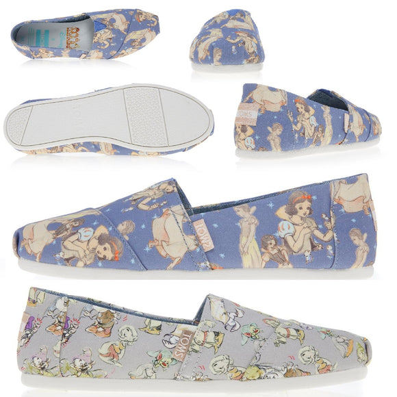 disney x toms pink sleeping beauty women's classics