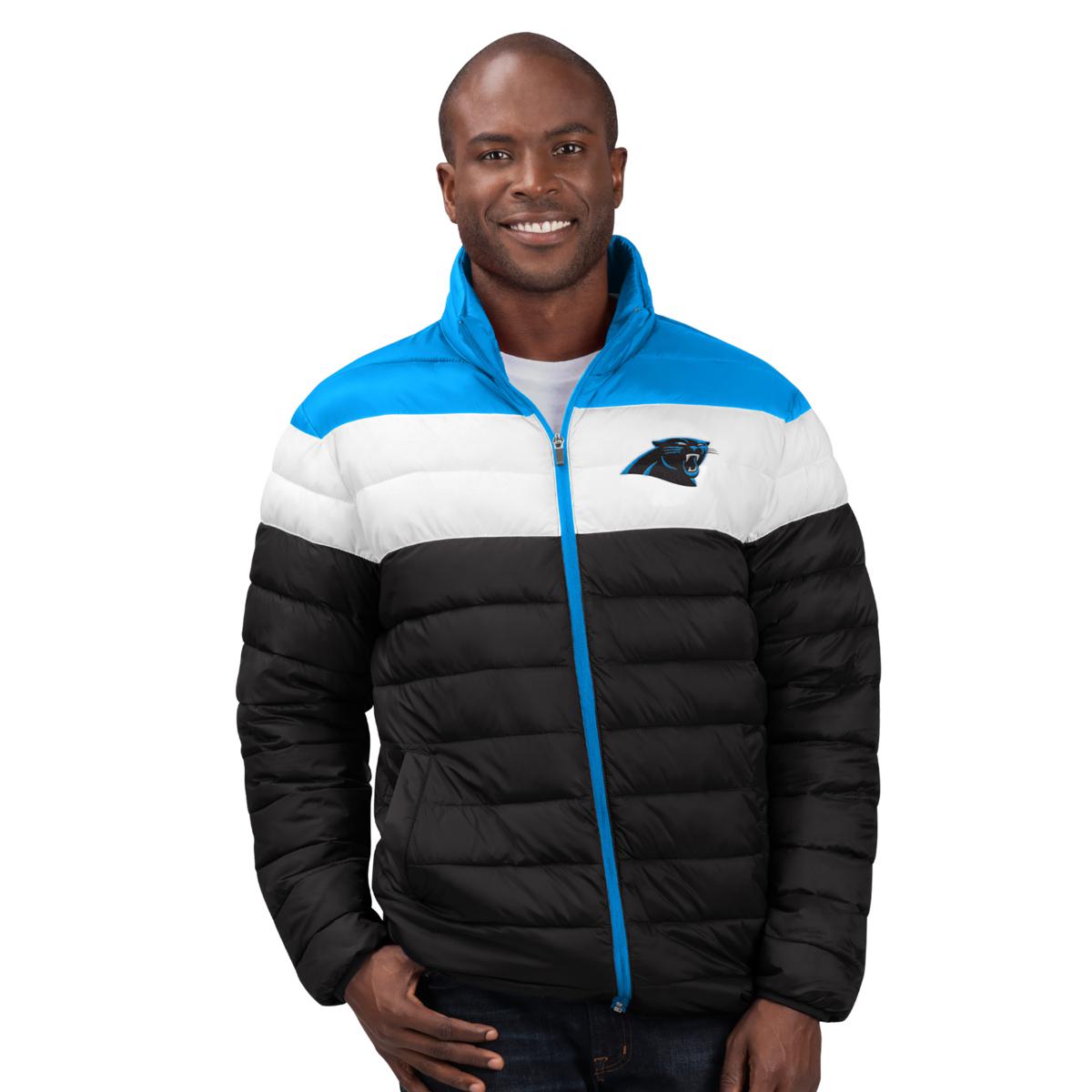 Officially Licensed NFL Men's Cold Front Quilted Puffer Jacket by Glll  670284-J