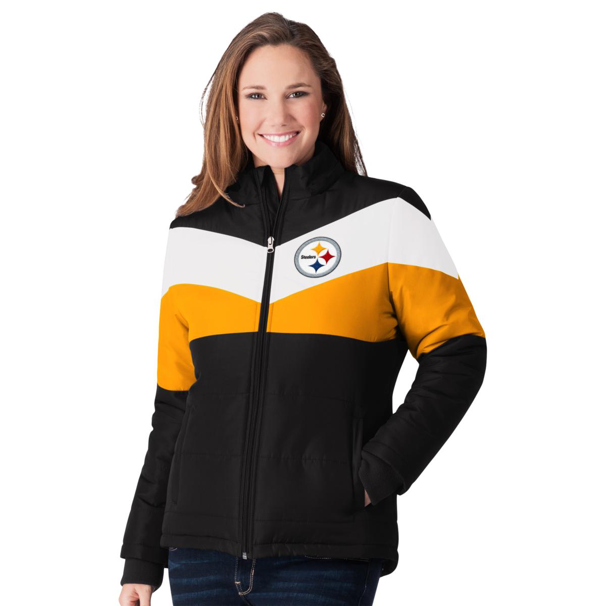 Lids Pittsburgh Steelers Cutter & Buck Women's Throwback Logo Mainsail  Full-Zip Jacket