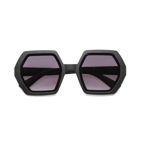 OKKIA Hexagonal Sunglasses in Brown & Amber Tortoiseshell – Sansom