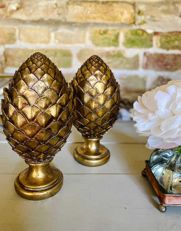 Antique Gold Thin Pine Cone – Sansom Reed