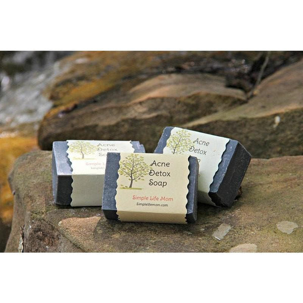 acne detox soap, acne, detox, soap, simple life mom, activated