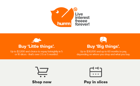 Flexigroup Humm Pay - Interest Free Shops