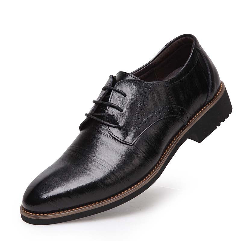 Genuine Leather Mens Dress Shoes, High 