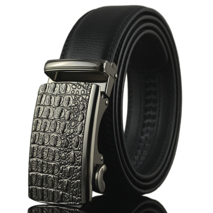 mens belt genuine leather men casual luxury belt Cowhide strap 110cm-1 ...