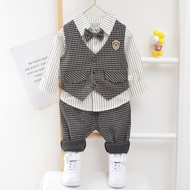 Children Kids Gentleman Clothing Suit Birthday Wedding Party Elegant S