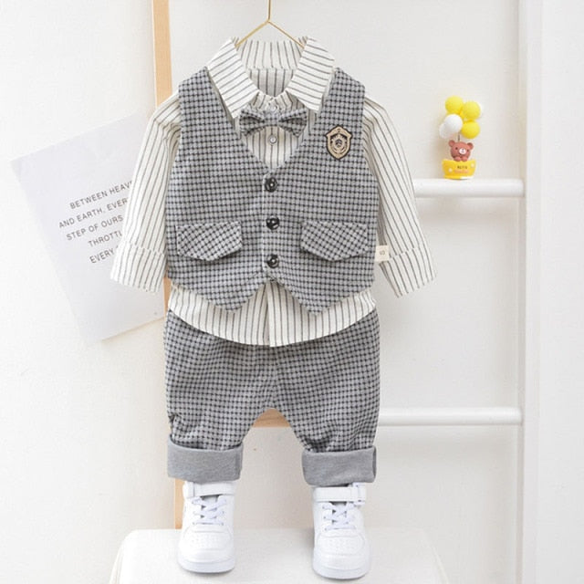 Children Kids Gentleman Clothing Suit Birthday Wedding Party Elegant S