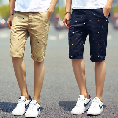 brand mens shorts print casual Men's shorts fashion cotton shorts shor ...
