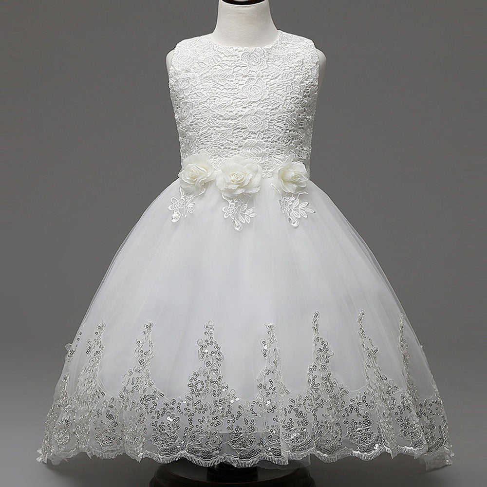 kids white tutu dress