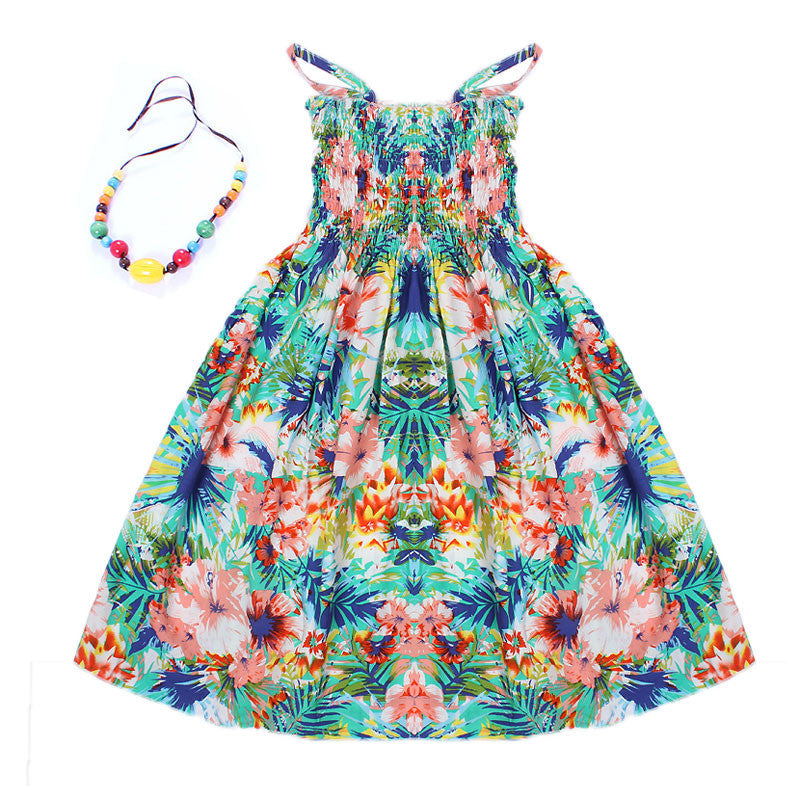 Kids Dresses For Girls Fashion Girls Dresses Summer Floral Bohemian Gi