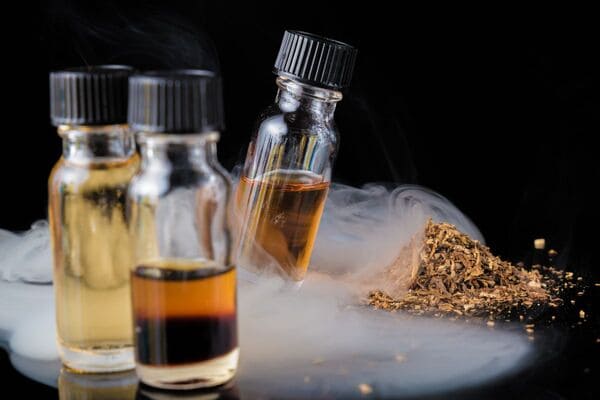 E-liquids contain four ingredients: propylene glycol, vegetable glycerine, nicotine and flavourings