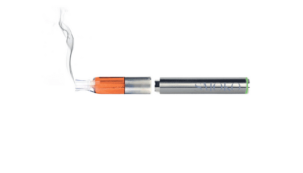 how a vape starter kit works and vapourizes nicotine e-liquid to create a smoke-like vapour