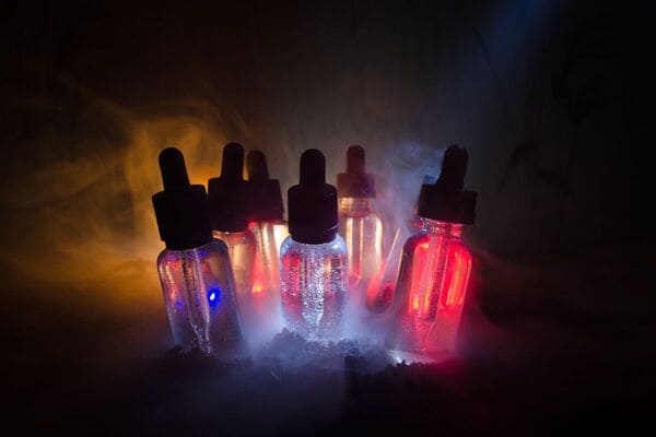 E-liquids use nic salts or freebase nicotine