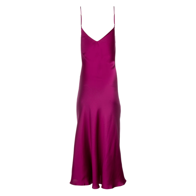 Berry Midi Slip Dress