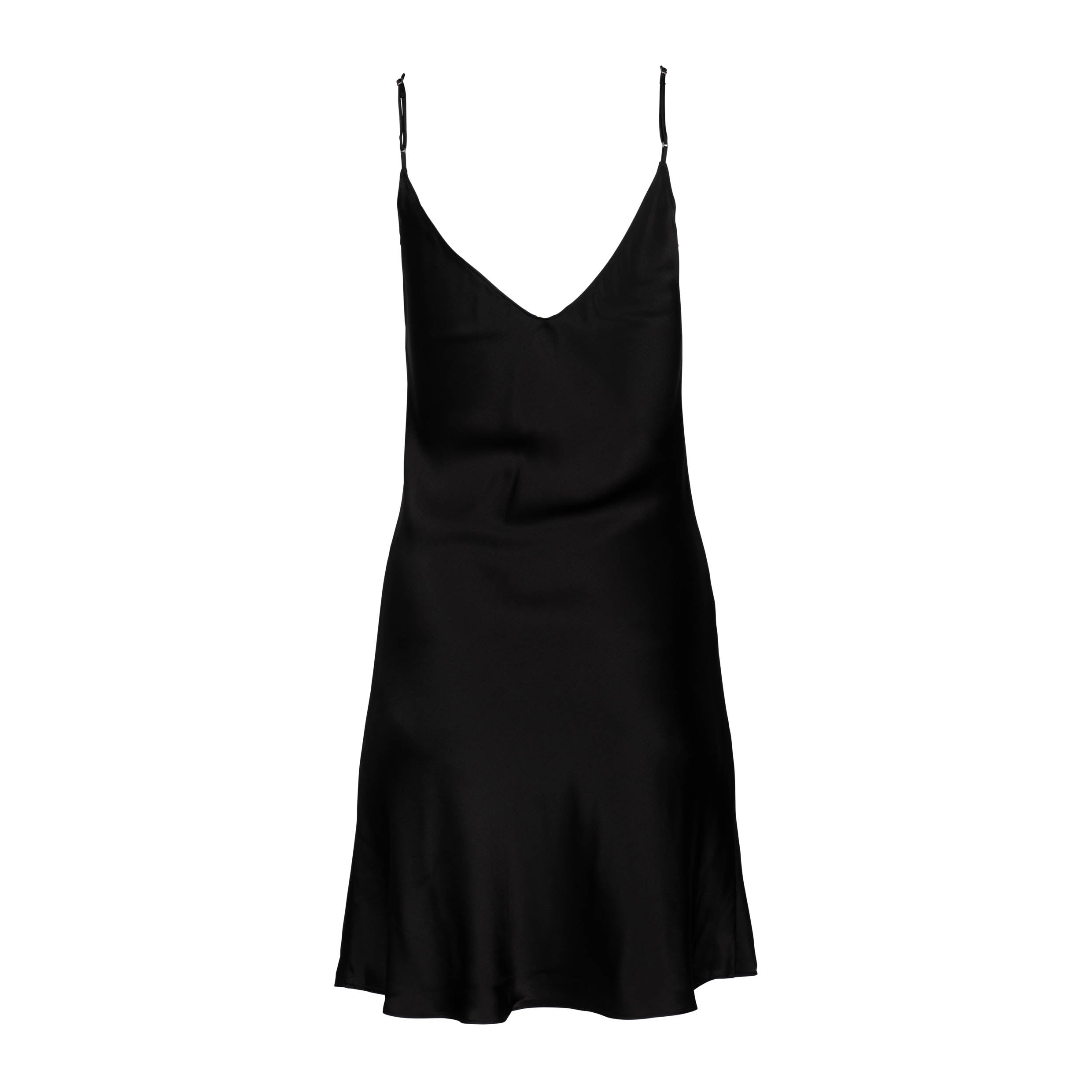 Noir Mini Slip Dress