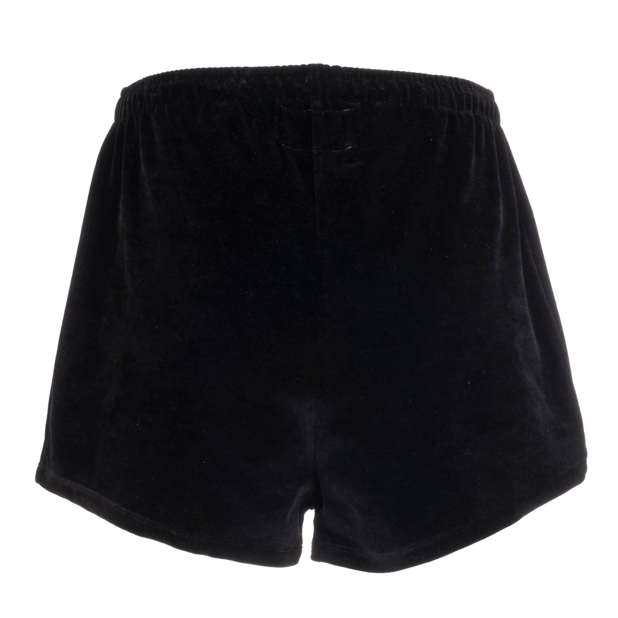 Black Velour Shorts