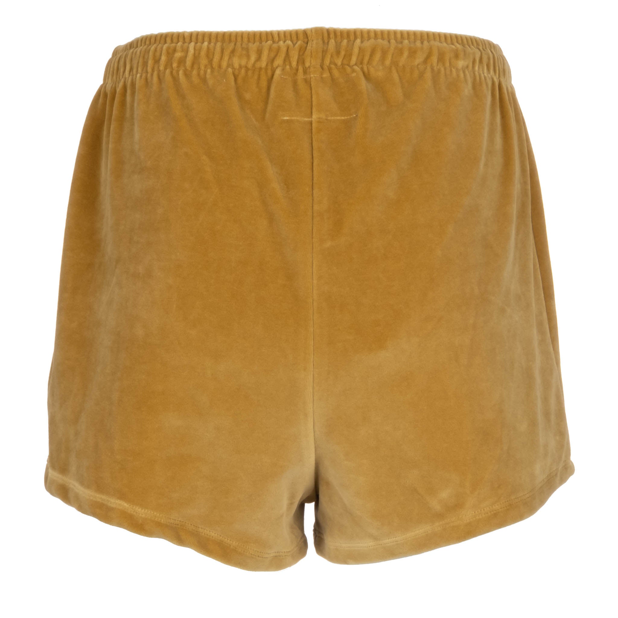 Camel Velour Shorts