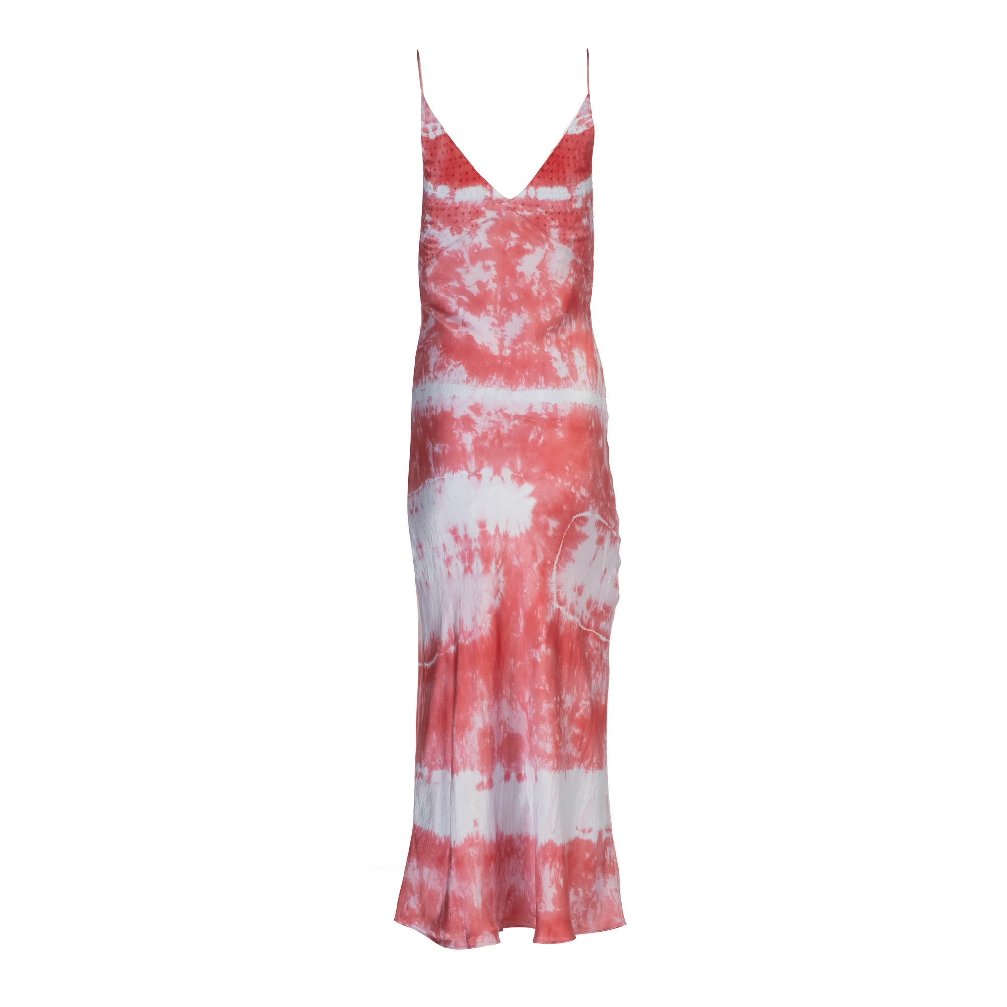DANNIJO | Raspberry Embroidered Tie Dye Slip Dress– Dannijo