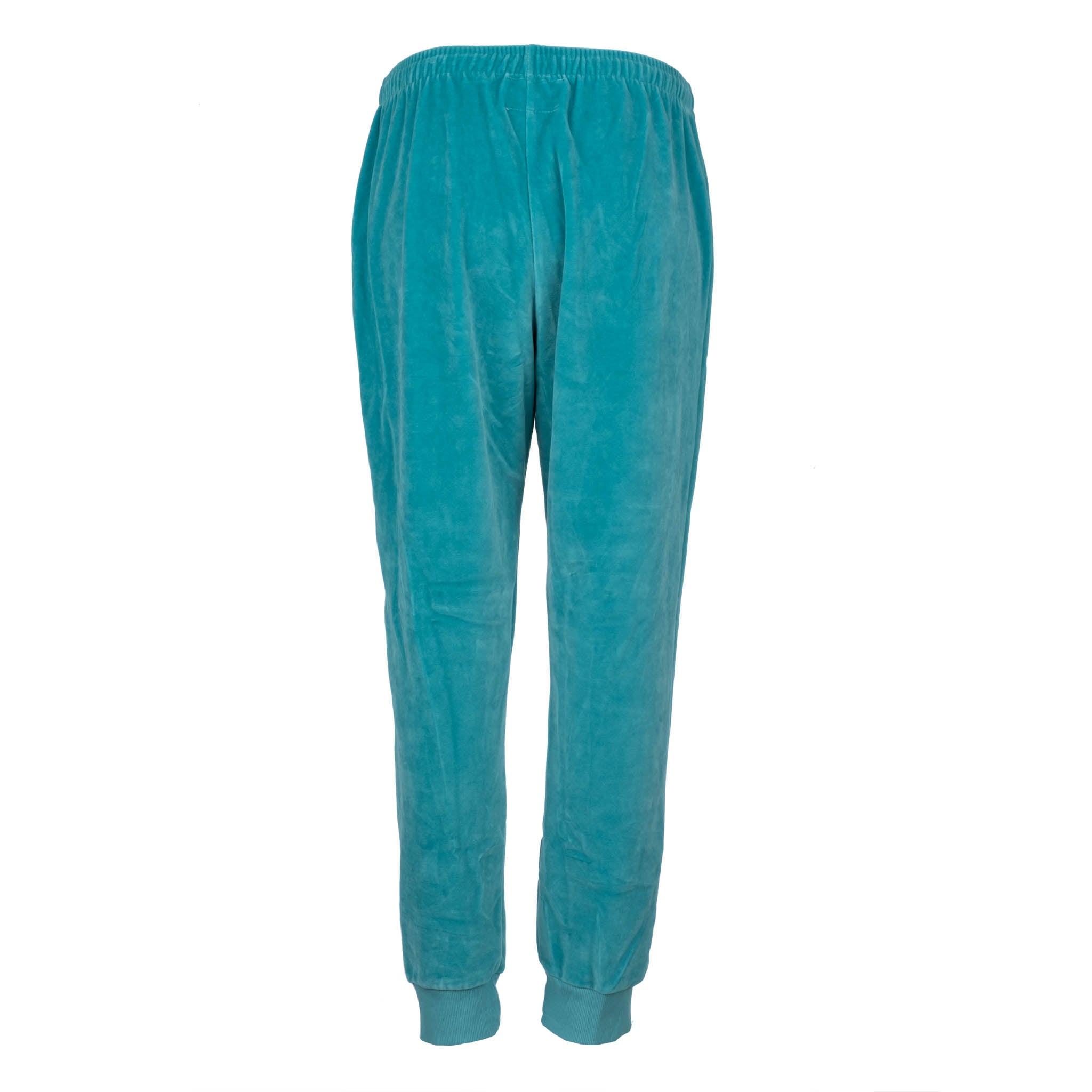 Turquoise Velour Jogger