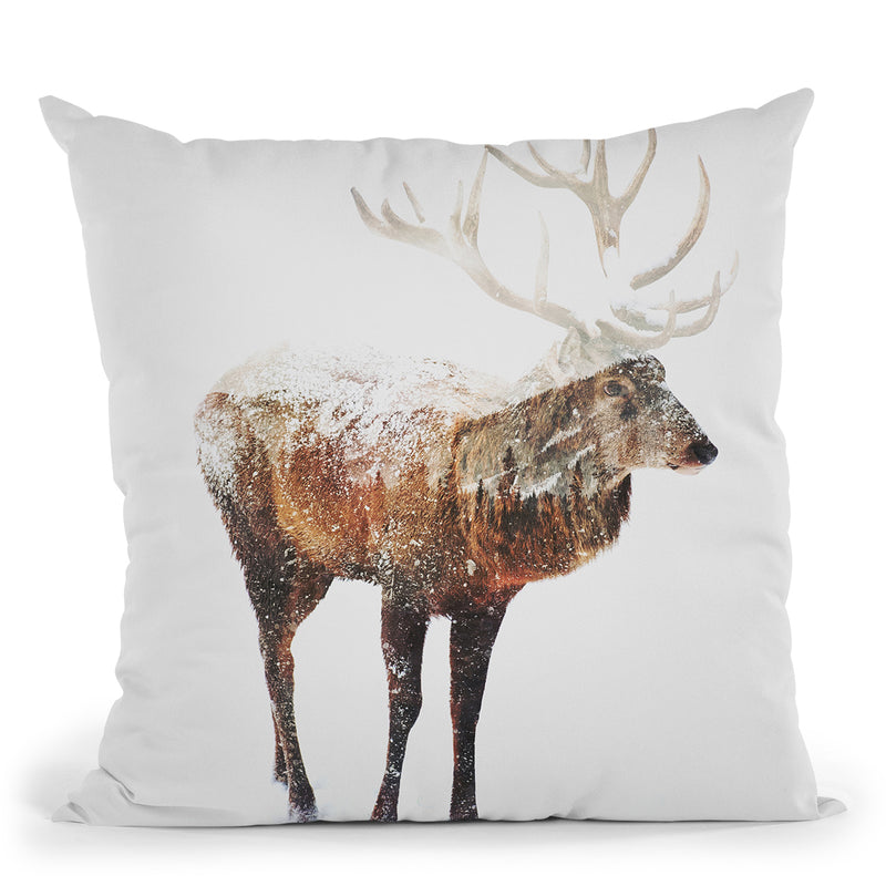 deer throw pillow