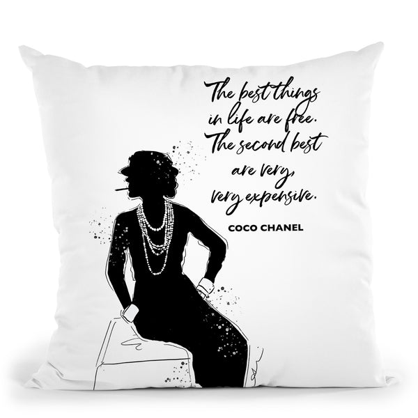 Champagne Lover Throw Pillow By Martina Pavlova – All About Vibe