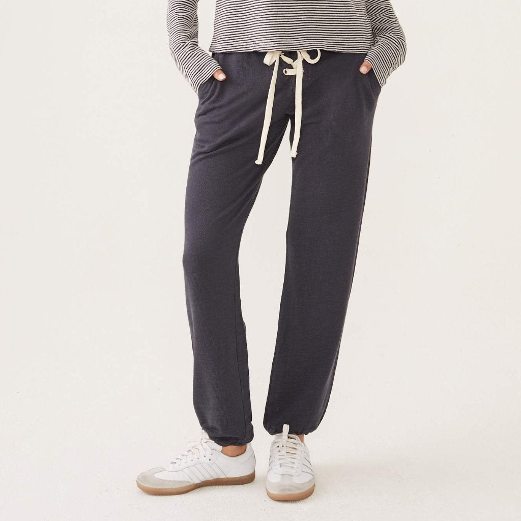 monrow lace up sweatpants