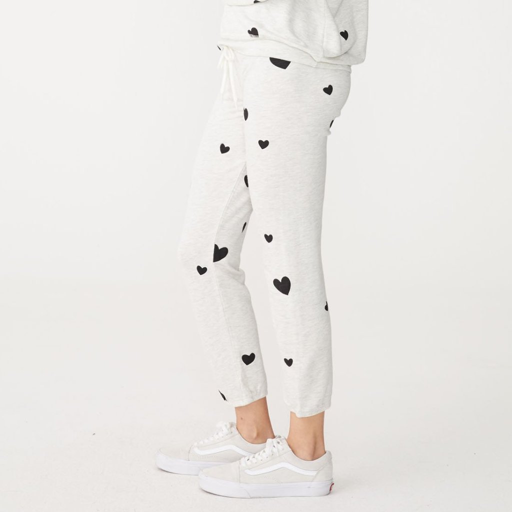 monrow heart sweatpants