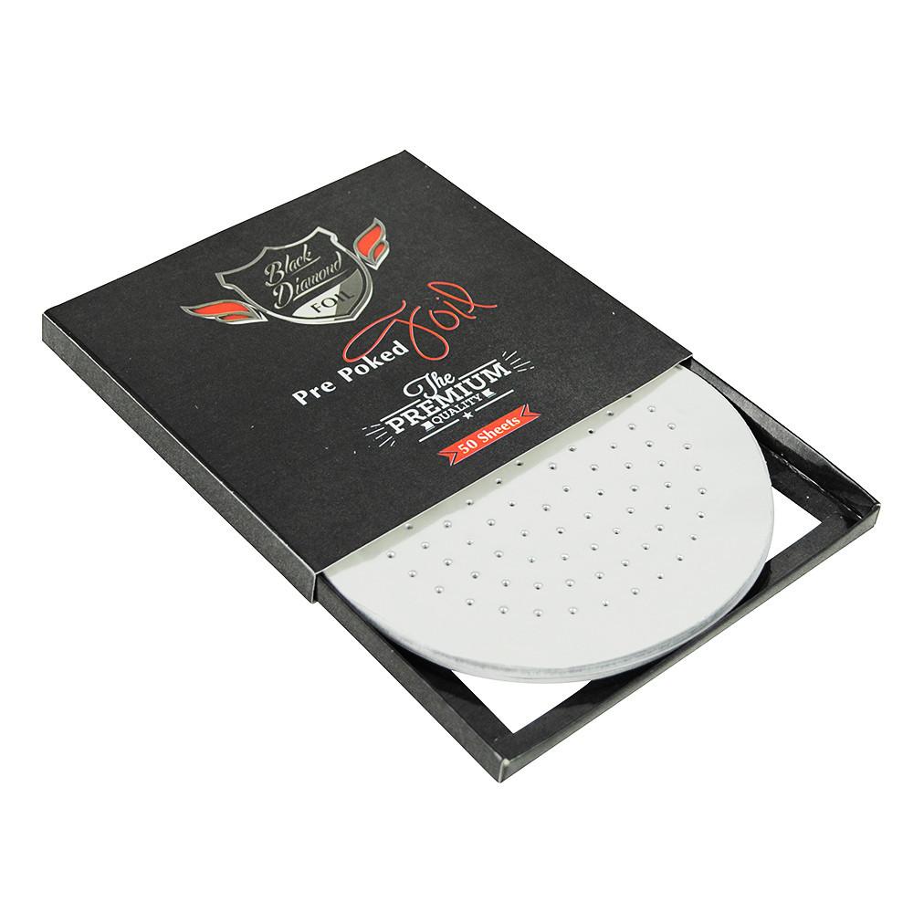 Hookah Foil Sheets with Pre-Punched Holes (4.7 Inches, 300 Pack