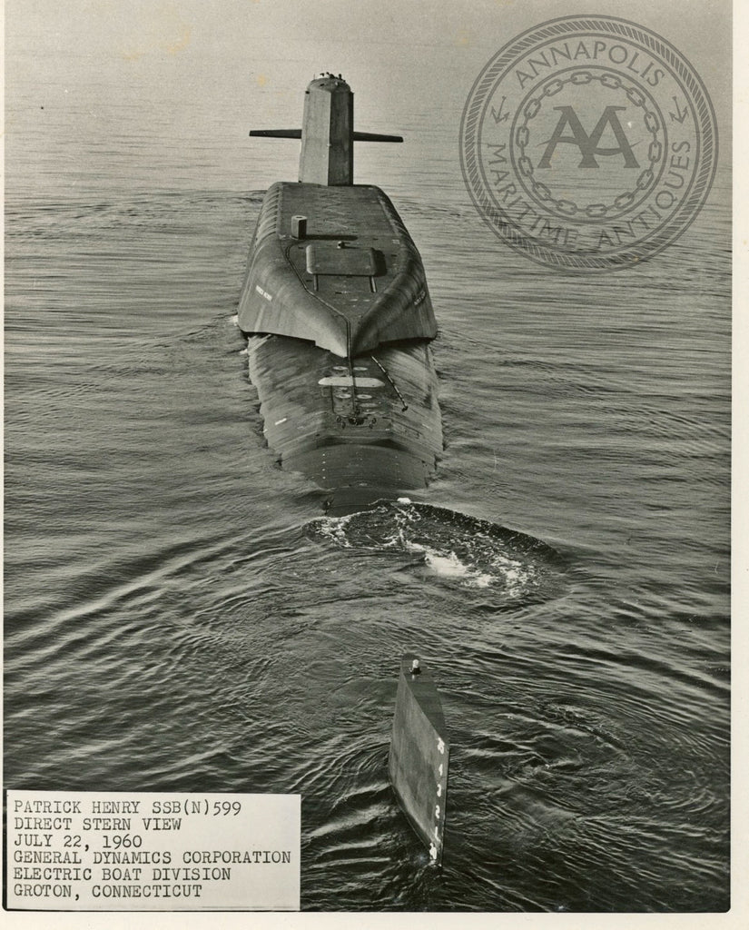 USS Patrick Henry (SSBN-599) Submarine – Annapolis Maritime Antiques