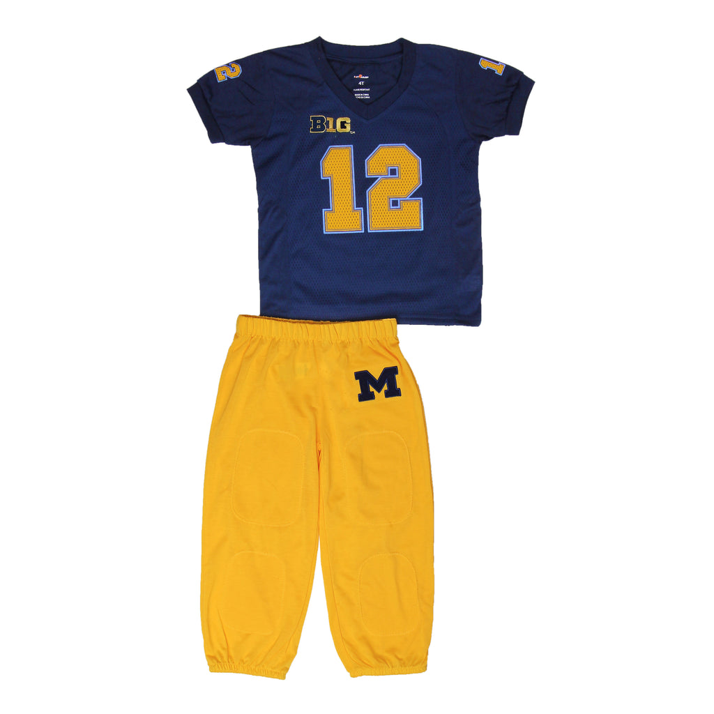 toddler michigan football jersey