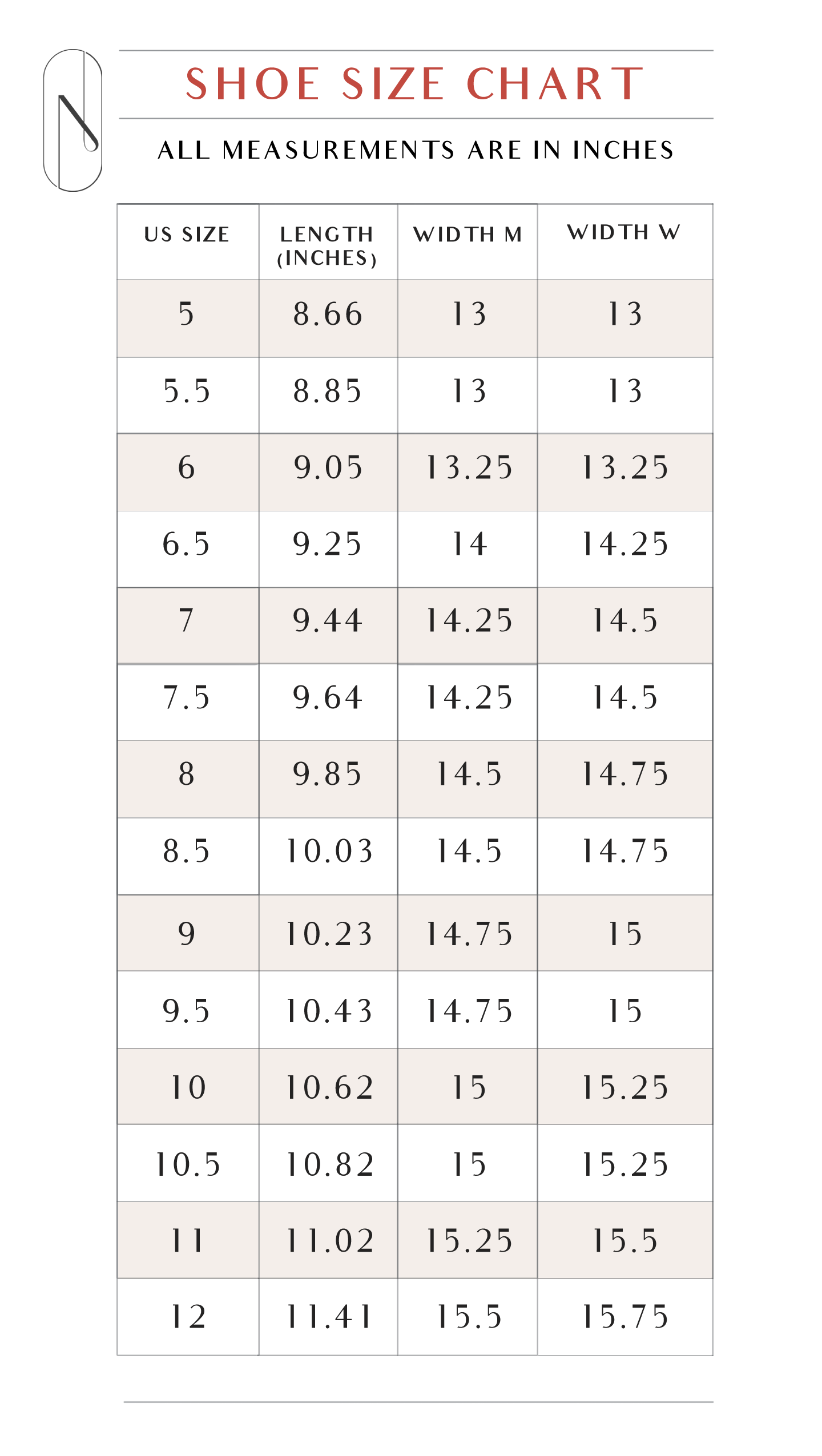 Corral Boots Size Chart