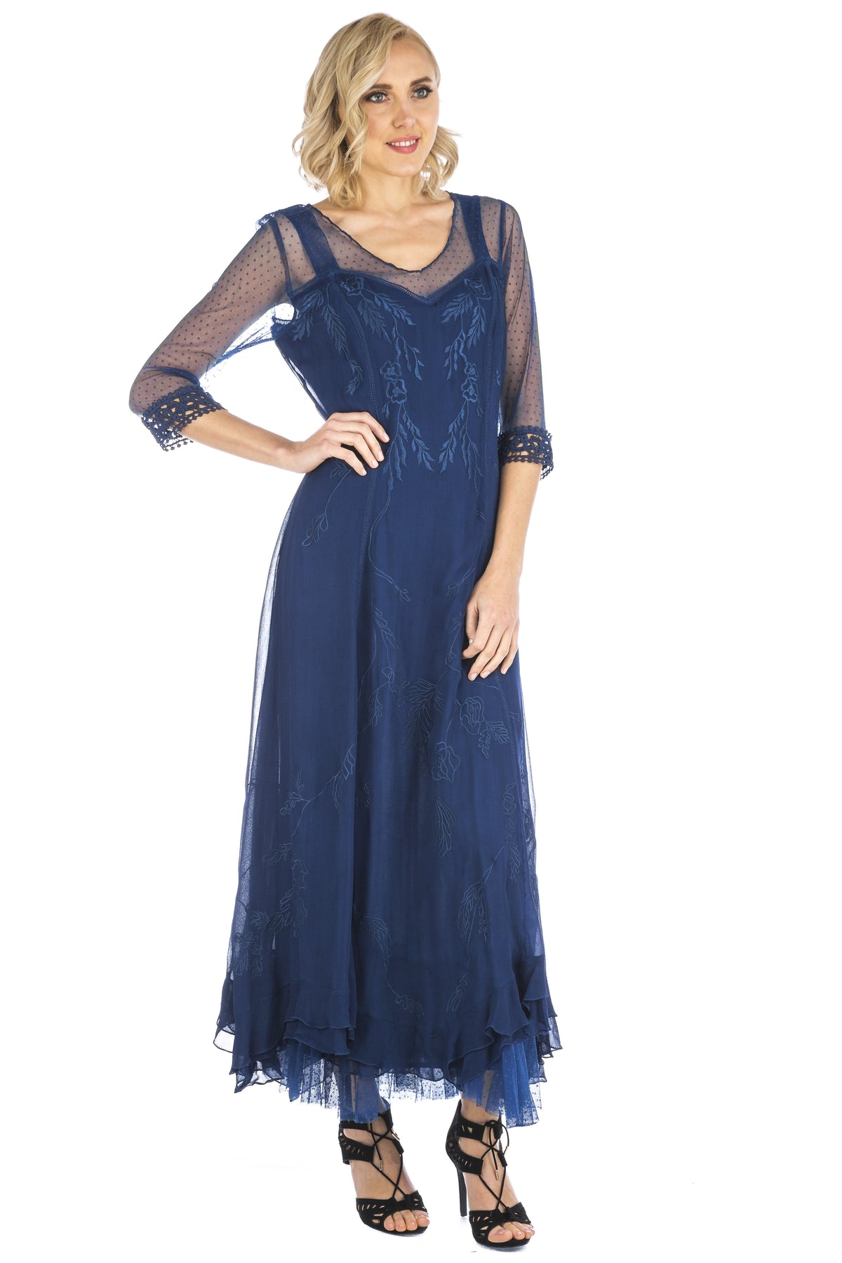 True Romance by Nataya Celine CL-068 Royal Blue Gown