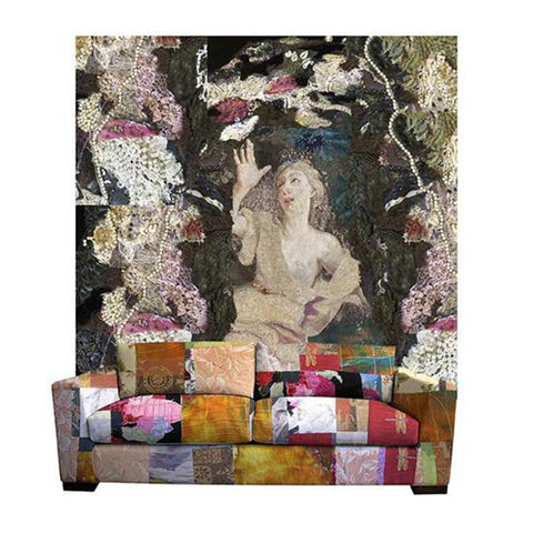 Boho Sofa - patchwork textiles by Sara Palacios