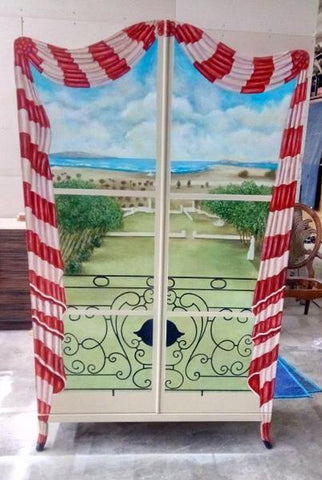 hand painted armoire sara palacios designs
