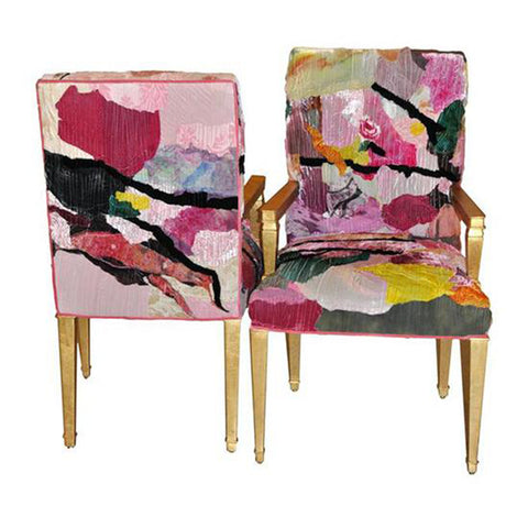 Pink Dining Chair - Arm Chairs by Sara Palacios Designs