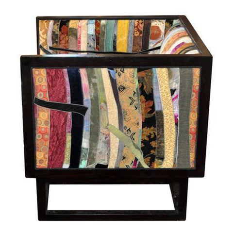 The Square Chair - Patchwork Fabric- Sara-Palacios-Designs